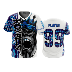 2254 MENS SPORT V NECK ROYALS-2