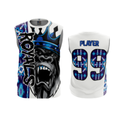2254 MENS SPORT CREW NECK SLEEVELESS ROYALS-2
