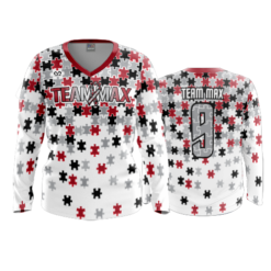 3341 WOMENS V NECK LONGSLEEVE TEAM-MAX