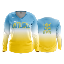 2890 WOMENS V NECK LONGSLEEVE LADY-OUTLAWZ-1