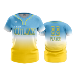 2890 WOMENS NO BUTTON SCOOP NECK LADY-OUTLAWZ-1