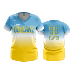 2890 WOMENS V NECK LADY-OUTLAWZ-1