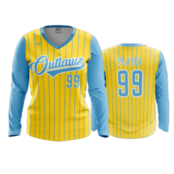 2890 WOMENS V NECK LONGSLEEVE LADY-OUTLAWZ-2