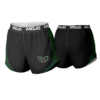 3814 WOMENS MICRO FIBER PRACTICE SHORT HITLIST-BLACK-GREEN-1
