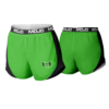 3814 WOMENS MICRO FIBER PRACTICE SHORT HITLIST-BLACK-GREEN-2