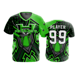 3814 MENS SPORT V NECK HITLIST-BLACK-GREEN-2