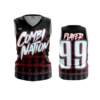2194 WOMENS V NECK SLEEVELESS COMBO-NATION-1