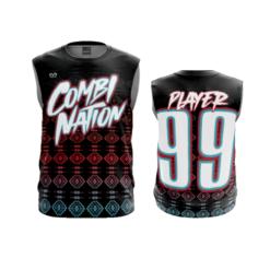2194 MENS SPORT CREW NECK SLEEVELESS COMBO-NATION-1