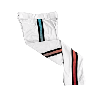 2194 MENS BALLPARK WHITE BRAID PANTS COMBO-NATION-2