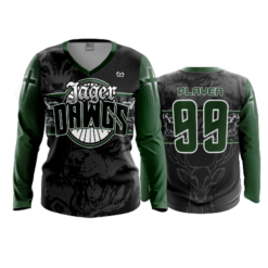 1945 WOMENS V NECK LONGSLEEVE JAGERDAWGS-1