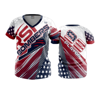 3909 WOMENS V NECK RSI-BOMBERS-1