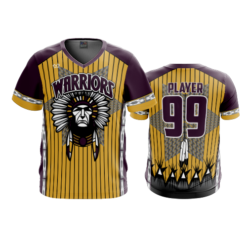 3915 MENS SPORT V NECK WARRIORS-2