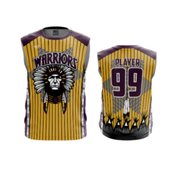 3915 MENS SPORT CREW NECK SLEEVELESS WARRIORS-2