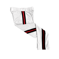 3330 MENS BALLPARK WHITE BRAID PANTS 509-MUNS-2