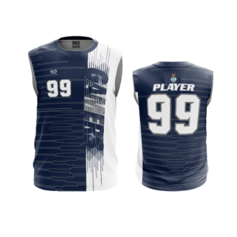 3379 MENS SPORT CREW NECK SLEEVELESS GAMERS-1