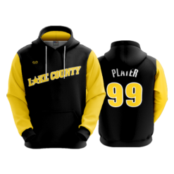 1953 UNISEX FLEECE HOODY LAKE-COUNTY-STARS
