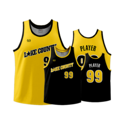 1953 WOMEN'S REVERSIBLE BASKETBALL TANK LAKE-COUNTY-STARS