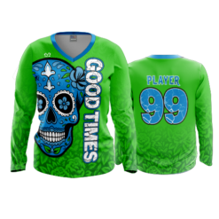 1903 WOMENS V NECK LONGSLEEVE GOOD-TIMES-2