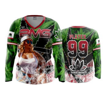 3423 WOMENS V NECK LONGSLEEVE BIG-MAMA-GANG-1