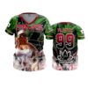 3423 WOMENS V NECK BIG-MAMA-GANG-1