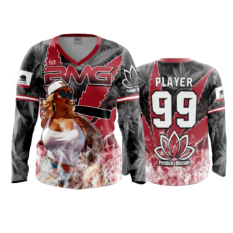 3423 WOMENS V NECK LONGSLEEVE BIG-MAMA-GANG-2