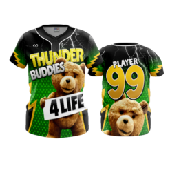 3919 WOMENS NO BUTTON SCOOP NECK THUNDER-BUDDIES-1