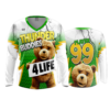 3919 WOMENS V NECK LONGSLEEVE THUNDER-BUDDIES-2