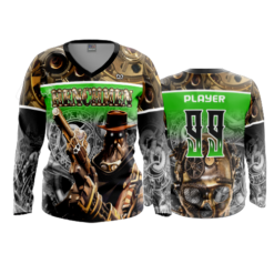 2390 WOMENS V NECK LONGSLEEVE PITCH-SLAPPED-HENCHMEN-1