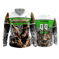2390 WOMENS V NECK LONGSLEEVE PITCH-SLAPPED-HENCHMEN-2