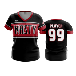 3440 WOMENS V NECK NASTY-1