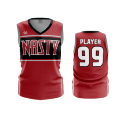 3440 WOMENS V NECK SLEEVELESS NASTY-2