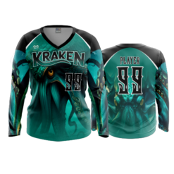 3922 WOMENS V NECK LONGSLEEVE KRAKEN-2024-1