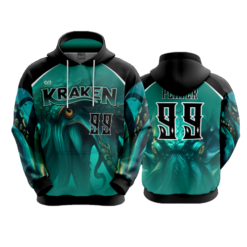 3922 UNISEX FLEECE HOODY KRAKEN-2024-1