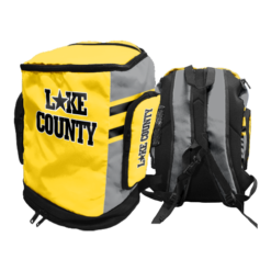 1953 GYM BAG LAKE-COUNTY-STARS-WHITE-GREY