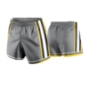 1953 UNISEX HIGH RISE BASKETBALL SHORTS 1PLY LAKE-COUNTY-STARS-WHITE-GREY