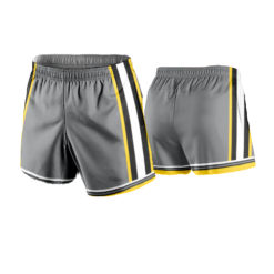 1953 UNISEX HIGH RISE BASKETBALL SHORTS 1PLY LAKE-COUNTY-STARS-WHITE-GREY