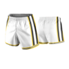 1953 UNISEX HIGH RISE BASKETBALL SHORTS 1PLY LAKE-COUNTY-STARS-WHITE-GREY