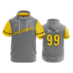 1953 MENS TS HOODY LAKE-COUNTY-STARS-WHITE-GREY