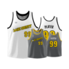1953 MENS REVERSIBLE BASKETBALL TANK LAKE-COUNTY-STARS-WHITE-GREY