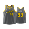 1953 MENS BASKETBALL TANK 1 PLY LAKE-COUNTY-STARS-WHITE-GREY