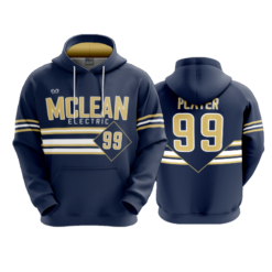 3702 UNISEX FLEECE HOODY MCLEAN-ELECTRIC-2024-1