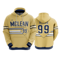 3702 UNISEX FLEECE HOODY MCLEAN-ELECTRIC-2