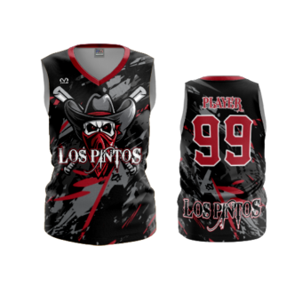 3925 WOMENS V NECK SLEEVELESS LOS-PINTOS-1