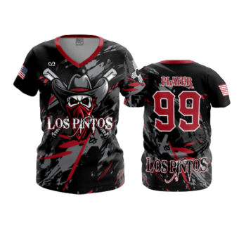 3925 WOMENS V NECK LOS-PINTOS-1