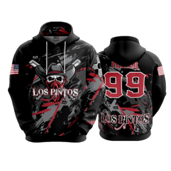 3925 UNISEX FLEECE HOODY LOS-PINTOS-1