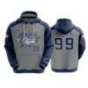 3928 UNISEX FLEECE HOODY HALFCUT-1
