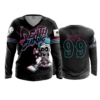 3691 WOMENS V NECK LONGSLEEVE DEATH-BY-SLIDING-2024-1