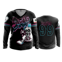3691 WOMENS V NECK LONGSLEEVE DEATH-BY-SLIDING-2024-1