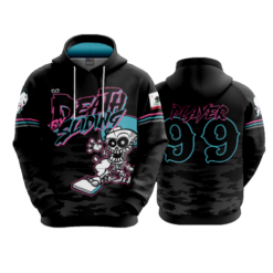 3691 UNISEX FLEECE HOODY DEATH-BY-SLIDING-2024-1