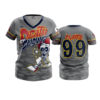 3691 WOMENS V NECK DEATH-BY-SLIDING-2024-2